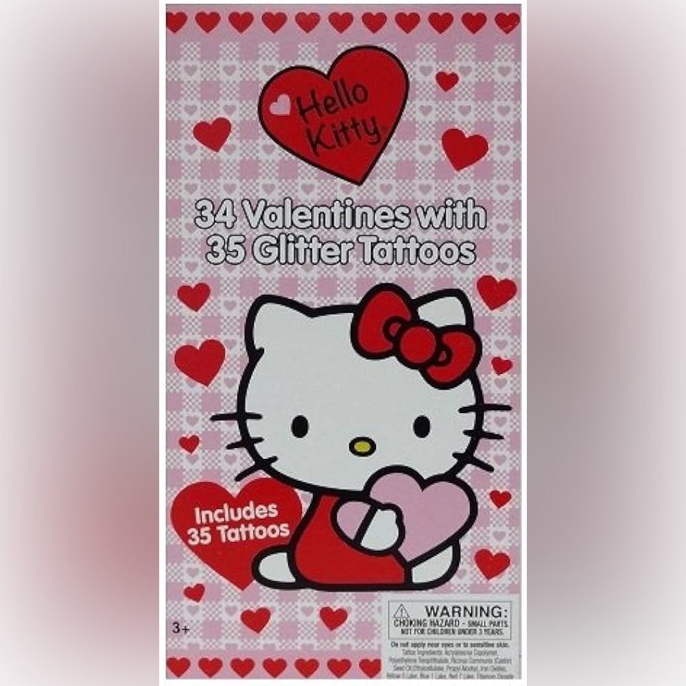 Hello Kitty Valentine Set Vtg - Picture 1 of 4